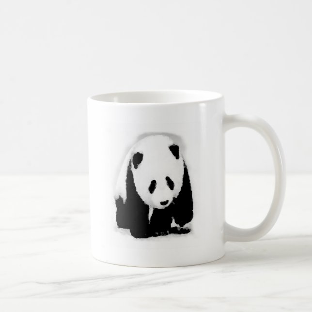 Pop Art Baby Panda Kaffemugg (Höger)