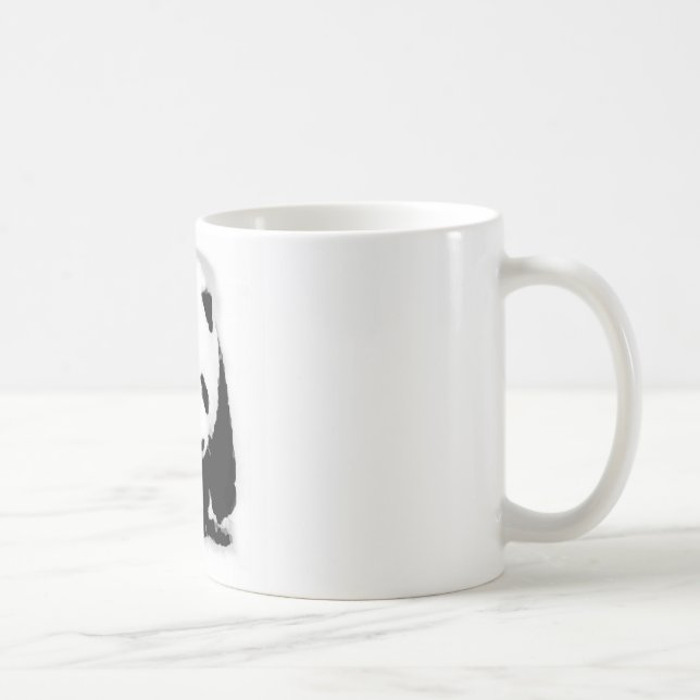 Pop Art Baby Panda Kaffemugg (Höger)