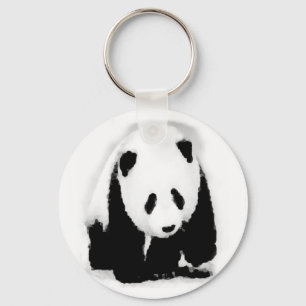 Pop Art Baby Panda Nyckelring