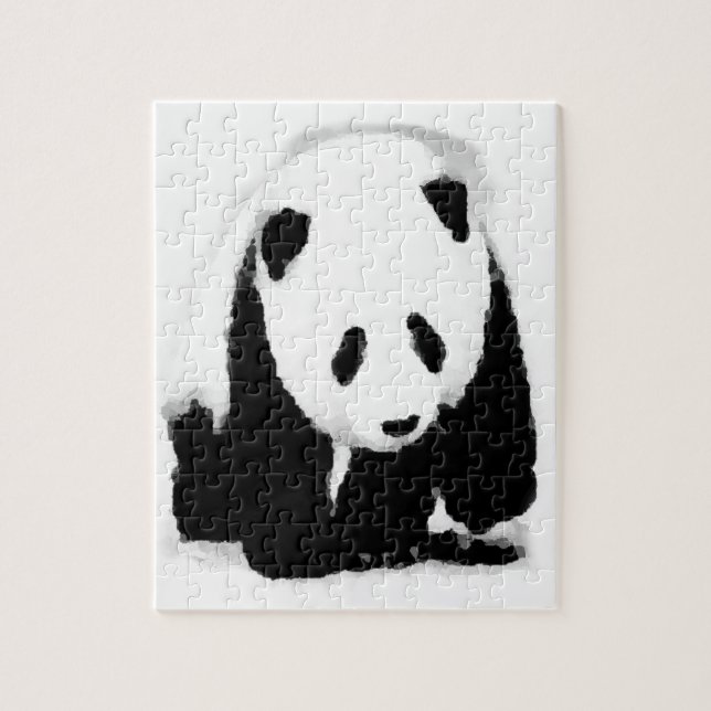 Pop Art Baby Panda Pussel (Vertikal)