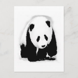 Pop Art Baby Panda Vykort