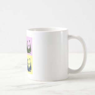 Pop Art Baby Pandas Kaffemugg
