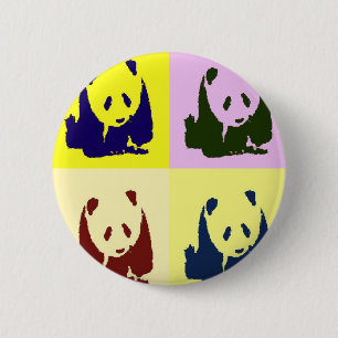 Pop Art Baby Pandas Knapp