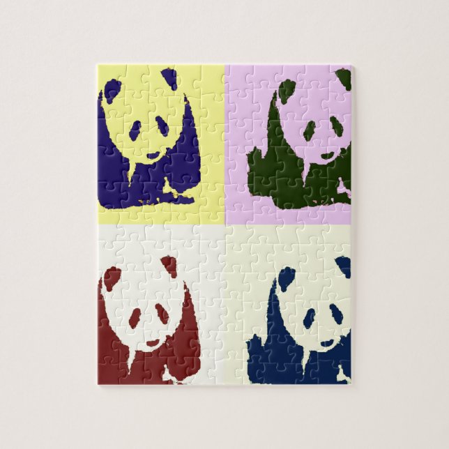 Pop Art Baby Pandas Pussel (Vertikal)