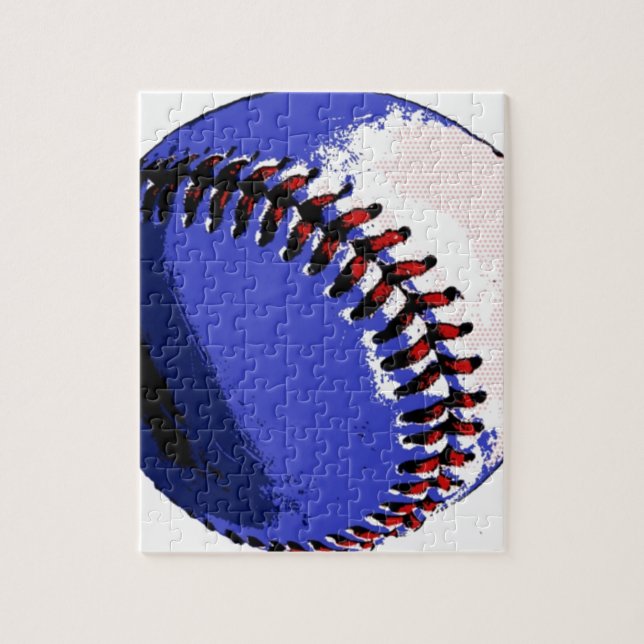 Pop Art Baseball Pussel (Vertikal)