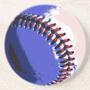 Pop Art Baseball Underlägg Sandsten