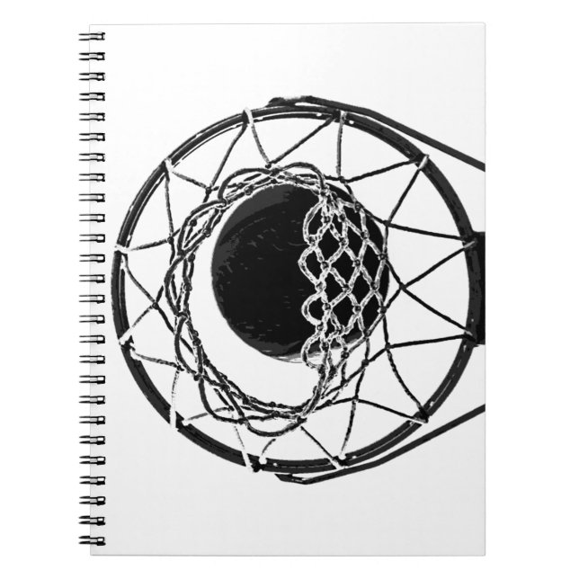Pop Art Basketball Anteckningsbok (Framsidan)