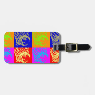 Pop Art Basketball Bagagebricka
