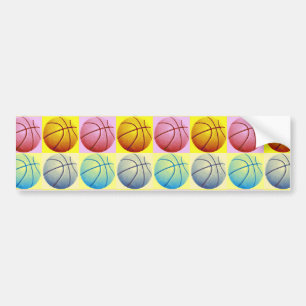 Pop Art Basketball Bildekal