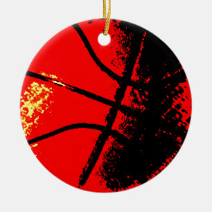Pop Art Basketball Julgransprydnad Keramik