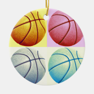 Pop Art Basketball Julgransprydnad Keramik