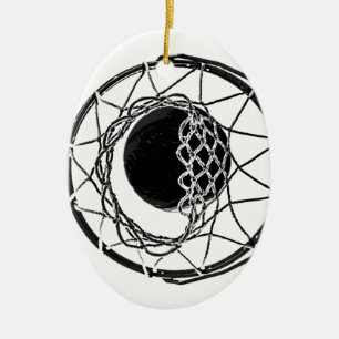 Pop Art Basketball Julgransprydnad Keramik