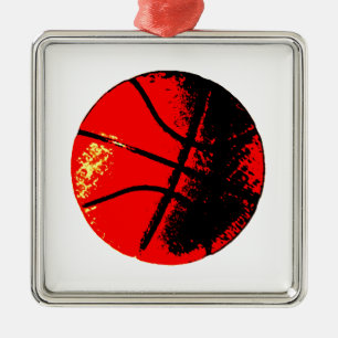 Pop Art Basketball Julgransprydnad Metall
