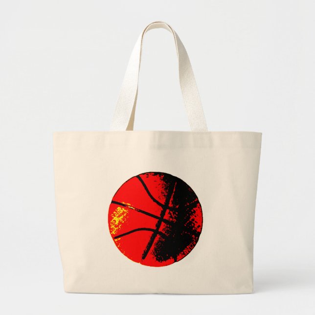 Pop Art Basketball Jumbo Tygkasse (Framsidan)