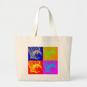 Pop Art Basketball Jumbo Tygkasse