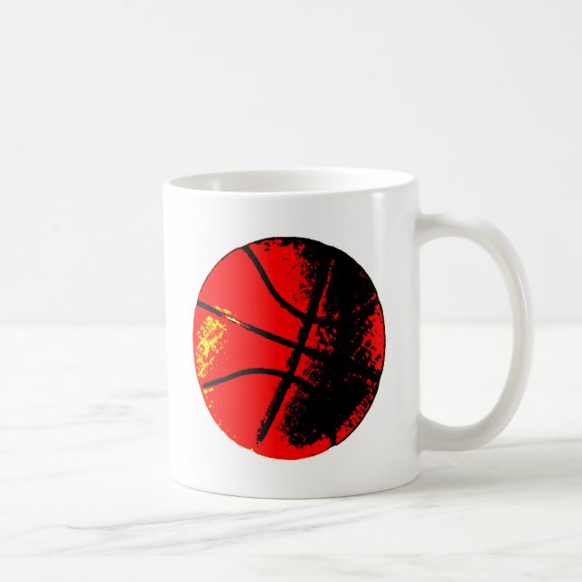 Pop Art Basketball Kaffemugg (Höger)