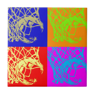 Pop Art Basketball Kakelplatta