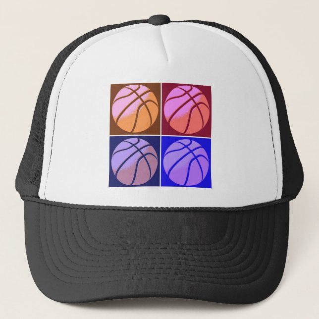 Pop Art Basketball Keps (Framsida)