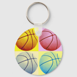 Pop Art Basketball Nyckelring