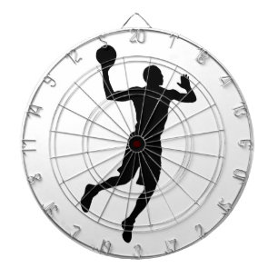 Pop Art Basketball Player Silhouette Darttavla
