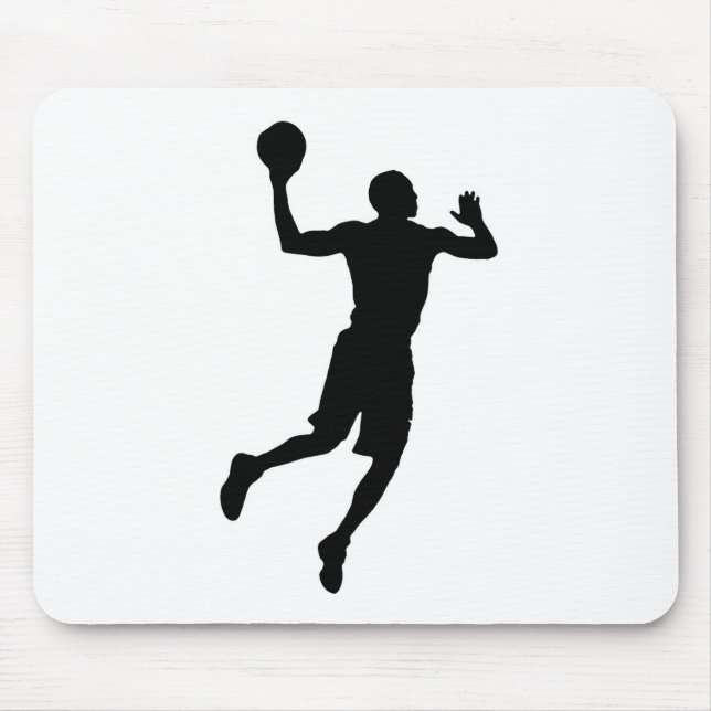 Pop Art Basketball Player Silhouette Musmatta (Framsidan)
