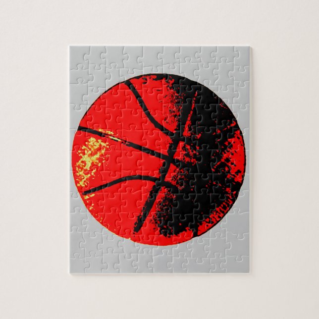 Pop Art Basketball Pussel (Vertikal)