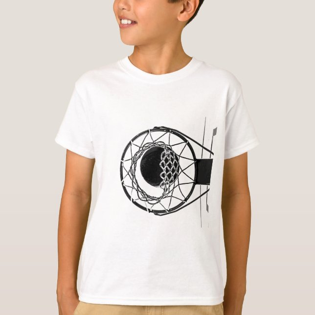 Pop Art Basketball T-shirt (Framsida)