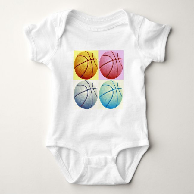 Pop Art Basketball T-shirt (Framsida)