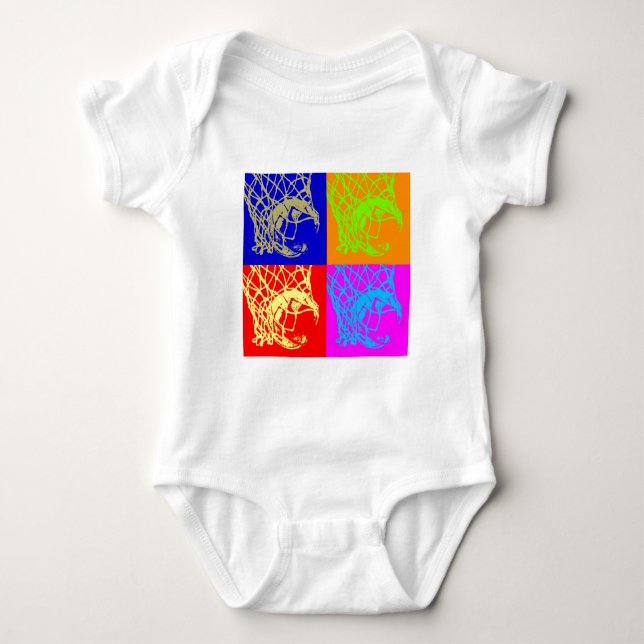 Pop Art Basketball T-shirt (Framsida)