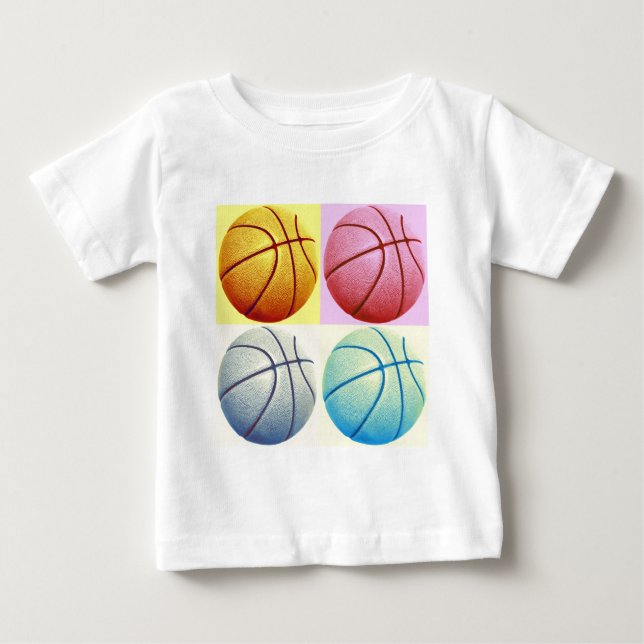 Pop Art Basketball T-shirt (Framsida)