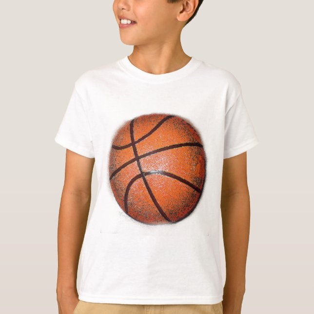 Pop Art Basketball T Shirt (Framsida)