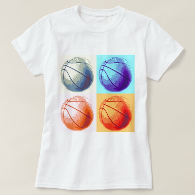 Pop Art Basketball Tee (Design framsida)