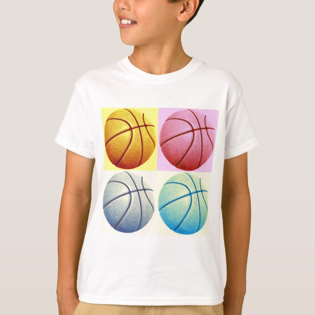 Pop Art Basketball Tee (Framsida)