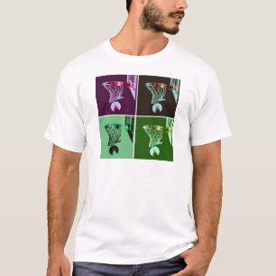 Pop Art Basketball Tee Shirt