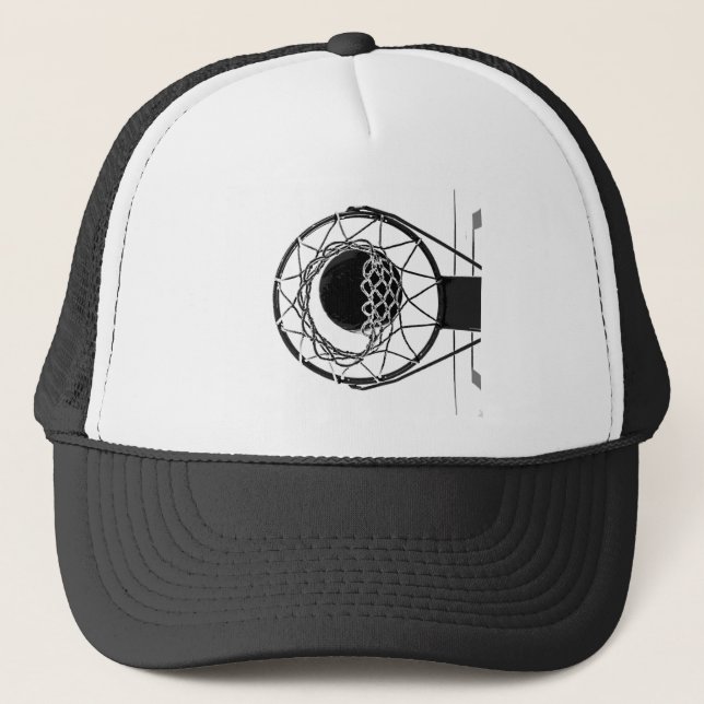 Pop Art Basketball Truckerkeps (Framsida)