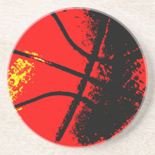 Pop Art Basketball Underlägg Sandsten