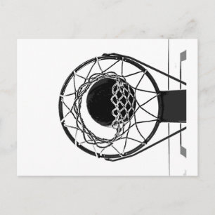 Pop Art Basketball Vykort