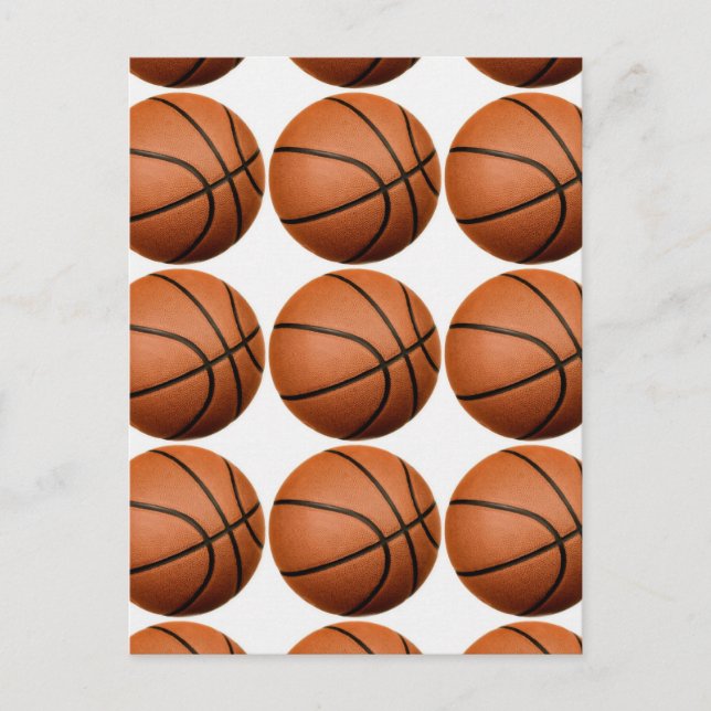 Pop Art Basketball Vykort (Framsida)