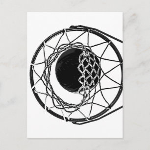 Pop Art Basketball Vykort