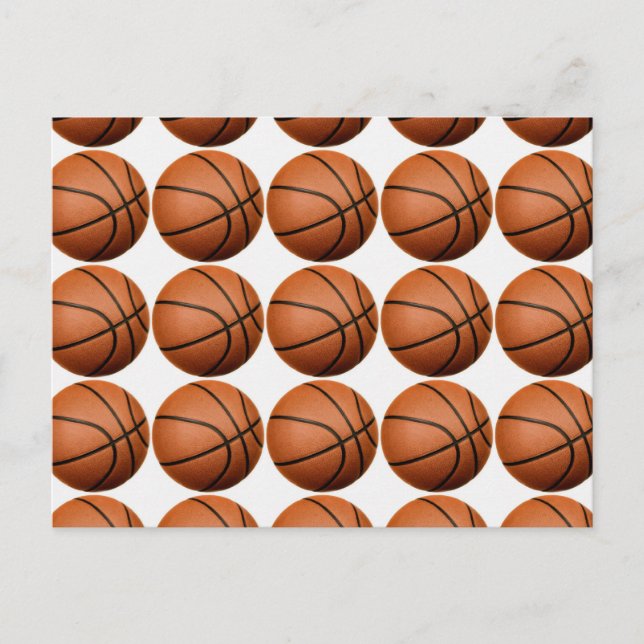 Pop Art Basketball Vykort (Framsida)