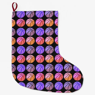 Pop Art Basketboll Stor Julstrumpa