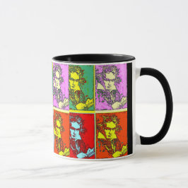 Pop Art Beethoven Mugg