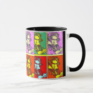 Pop Art Beethoven Mugg
