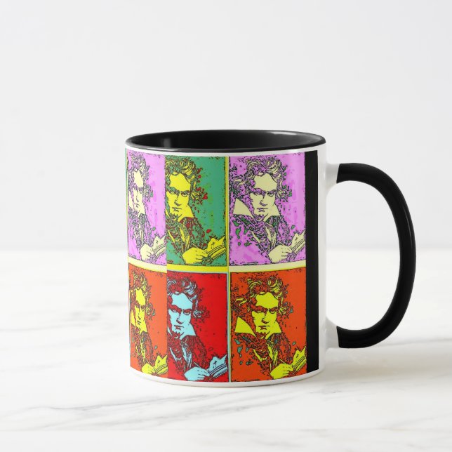 Pop Art Beethoven Mugg (Höger)