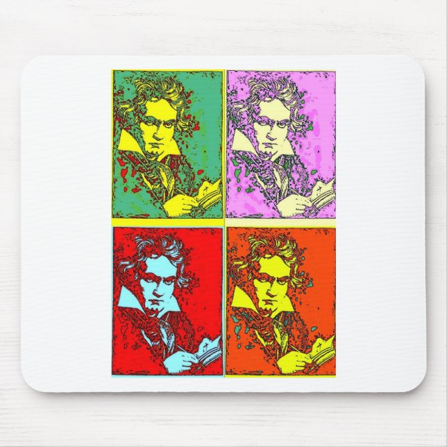 Pop-art Beethoven Musmatta (Framsidan)