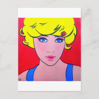 Pop art Bérénice Vykort