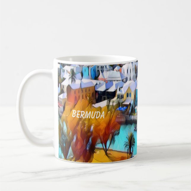Pop Art Bermuda Coffee Mugg (Vänster)