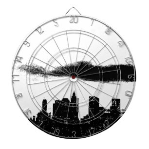 Pop Art Black White NYC New York City Darttavla