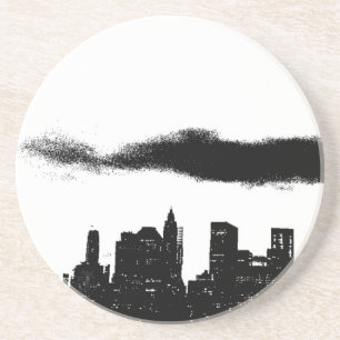 Pop Art Black White NYC New York City Underlägg