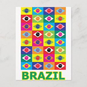 Pop Art Brasilien Vykort